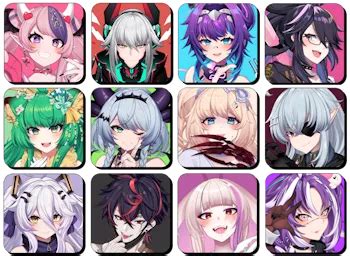 Characters in VShojo .